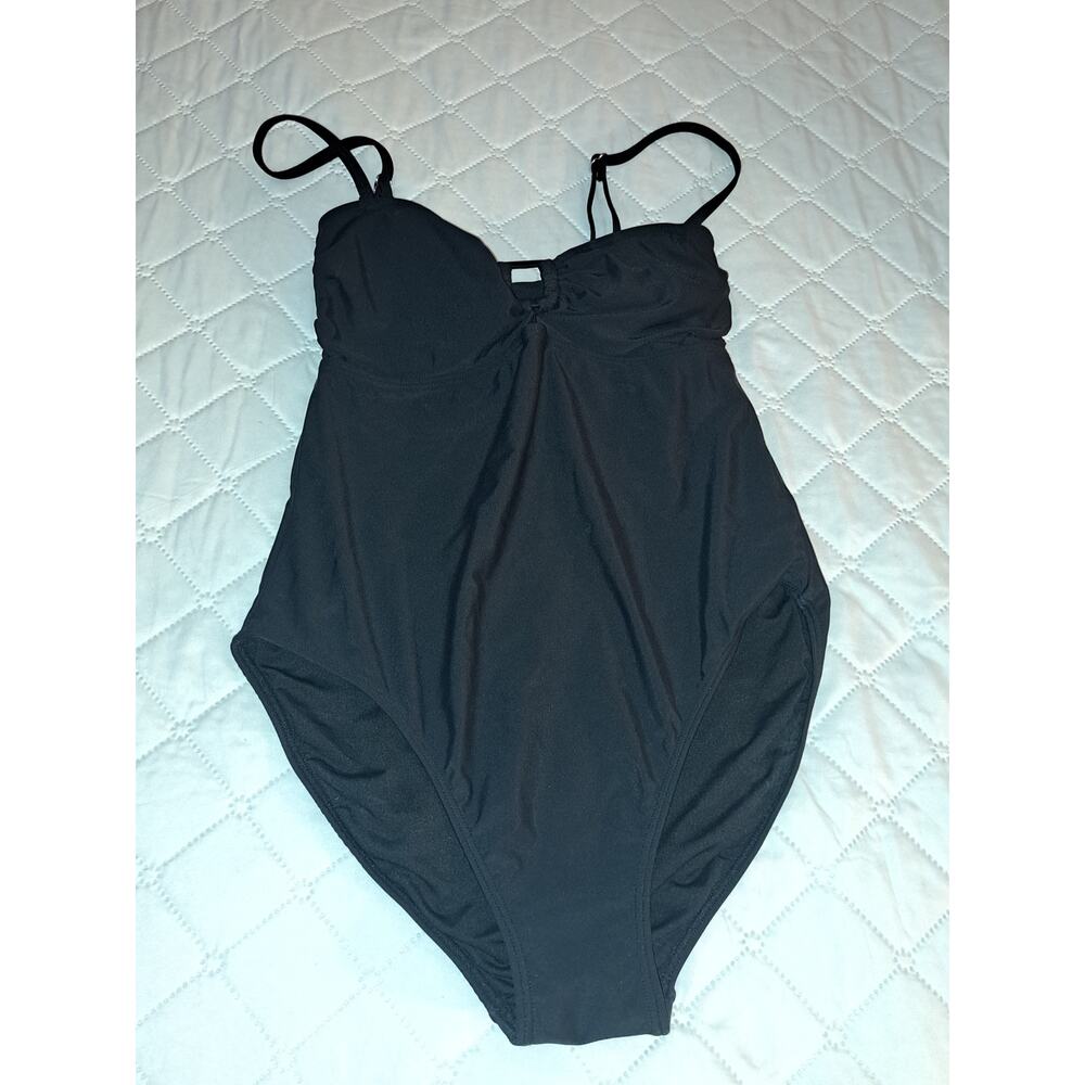 Women's Black One-Piece Venus Bathing Suit Size 6